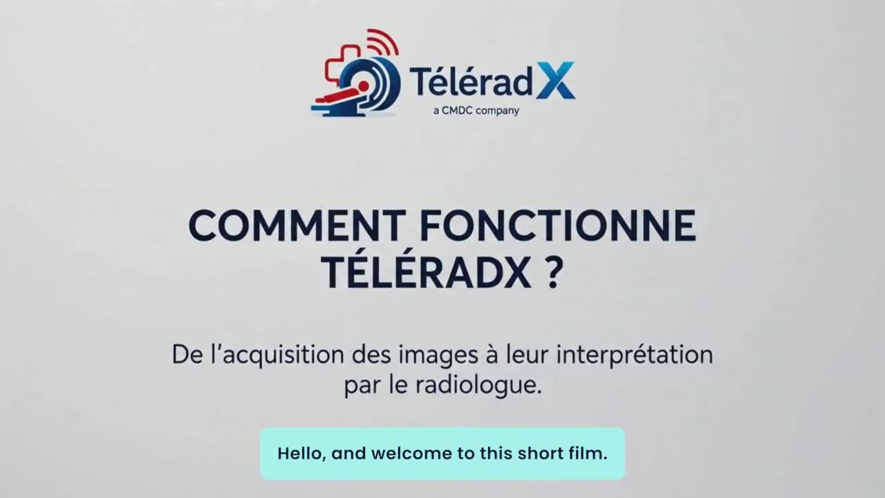 Présentation officielle de TéléradX : de l’acquisition des images au diagnostic